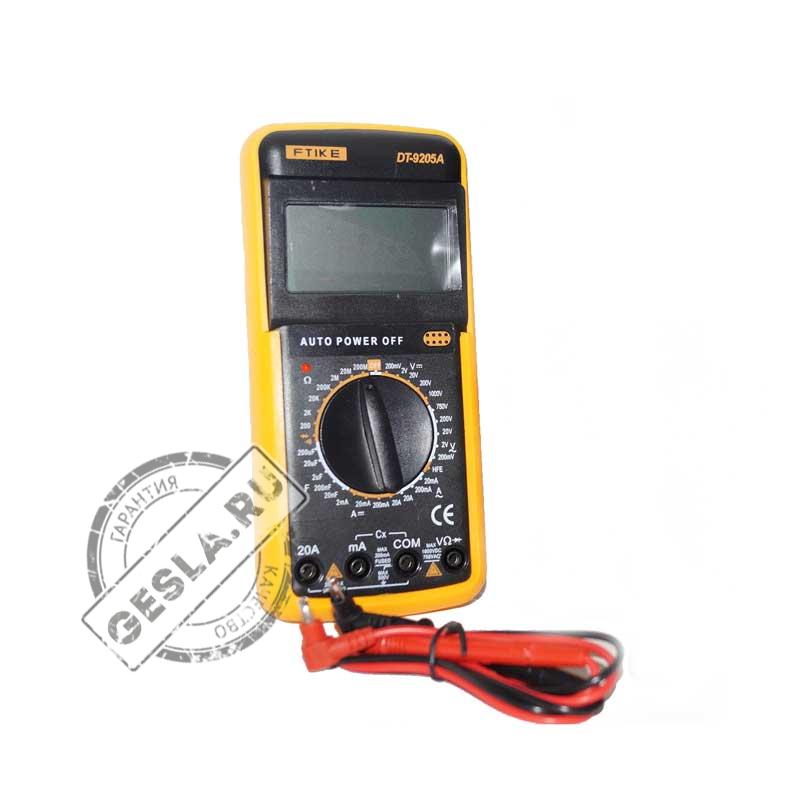 Мультиметр DT9205A цифровой фото 1
