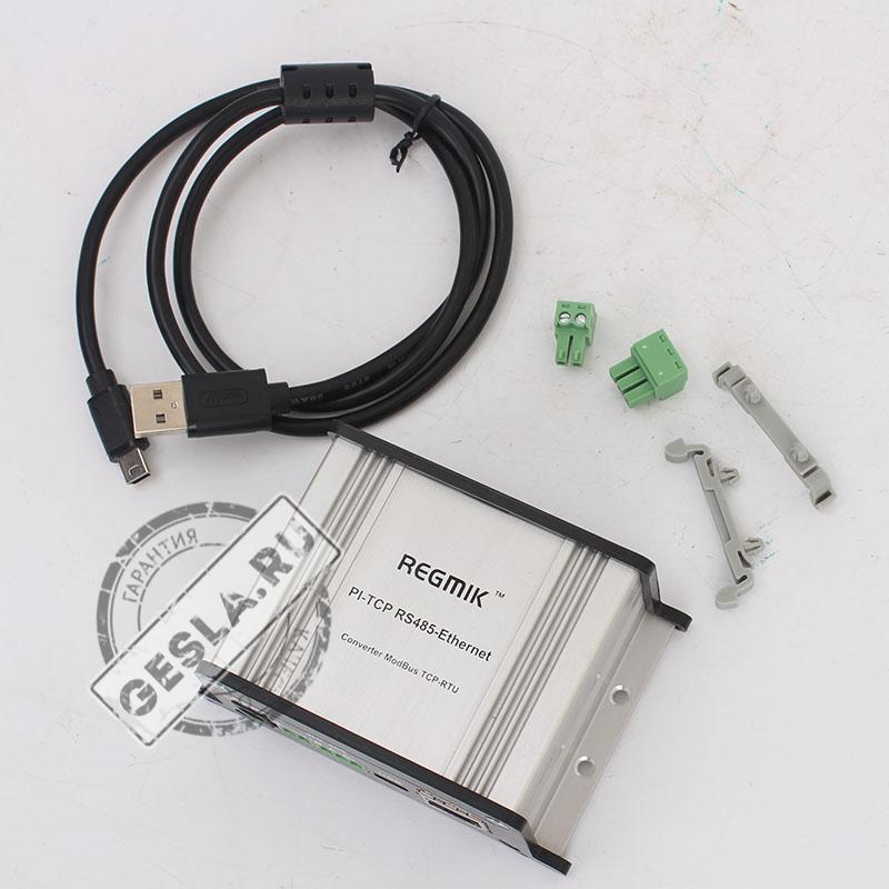 Преобразователь интерфейсов ModBus RS485/Ethernet фото 1